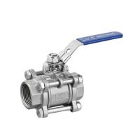 Buy cheap 3 Piece Locking Stainless Steel Ball Valves , Full Bore 1000 WOG Ball Valve product
