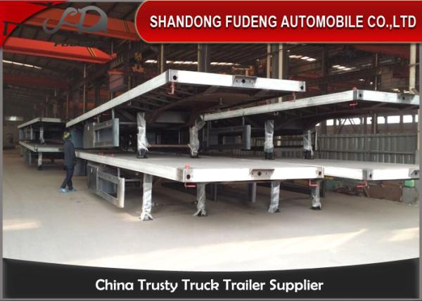 Buy cheap 40 Feet Flatbed Semi Trailer Container Semi-Trailer Fuwa Axle For Sale from wholesalers
