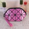 Buy cheap Break Resistant Geometric Diamond Lattice PU Clutch Makeup Bag from wholesalers