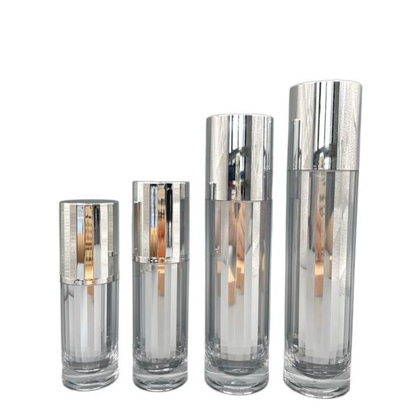 Buy cheap High End Cosmetic Pump Bottle Skincare Packaging 30ml Metallized from wholesalers