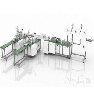 Earloop Face Mask Making Machine Aluminum Alloy Structure Computer Program