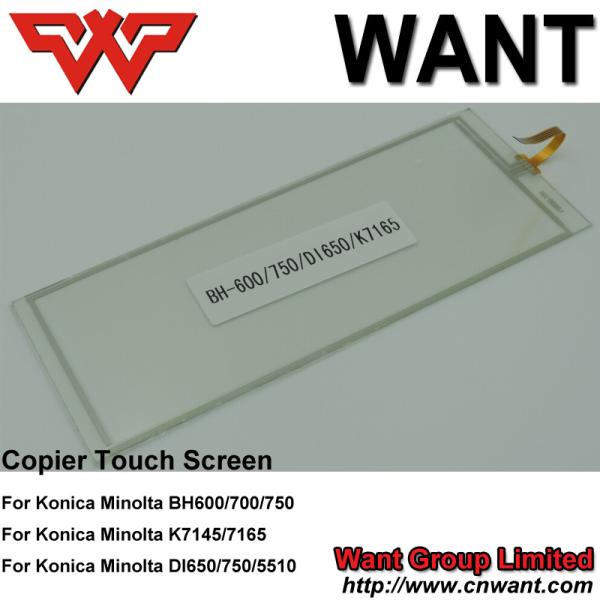Buy cheap BH600 BH700 BH750 Copier touch panel copier touch screen For Konica Minolta Bizhub Copier Parts Factory from wholesalers