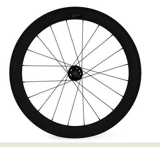 Buy cheap 2014hot sale 700c 60MM Carbon clincher wheelset with width 23mm fixed gear for track bike from wholesalers