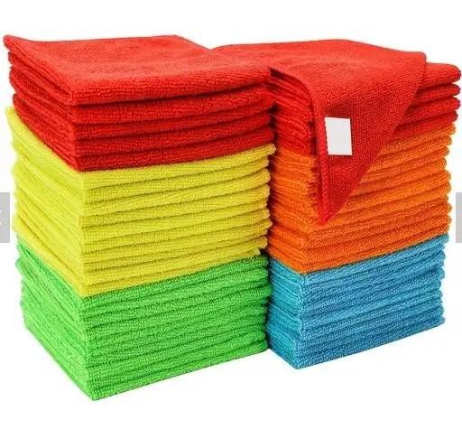 Buy cheap KILINE Absorbent Soft Washing Cloths Custom Package Logo Label Microfiber Cleaning Cloth Lint Free Towels For Household from wholesalers