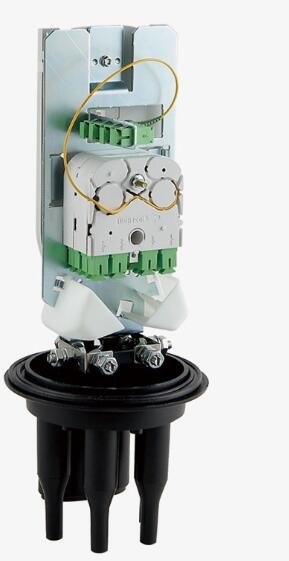 1x8 modular Fiber Optic Splice Closure , Dome Closure Fiber Optic H450xD163mm