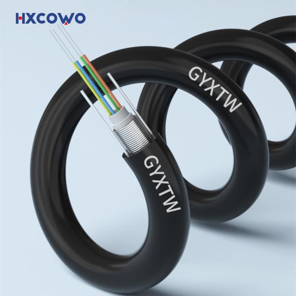 Fiber Optic Cable GYXTW G657A G652D Armoured Outdoor Single Mode OS2 4 6 12 24