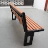 Buy cheap Customized Outdoor Recycled Plastic Benches Surface Mounted With Mild Steel Frame from wholesalers
