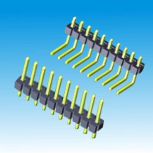Buy cheap 3.96mm Right Angle Pin Header Single Row 5AMP Straight Au Sn from wholesalers