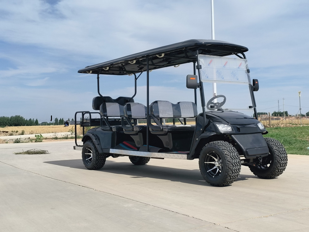 Electric Hydraulic Brake Type 4 Seater Golf Cart Maximum Speed Of 25 Mph