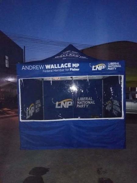 Buy cheap 3X3M Advertising Folding Tent Fireproof Promotional Canopy Tent 600D Oxford 40MM W Top Cover from wholesalers