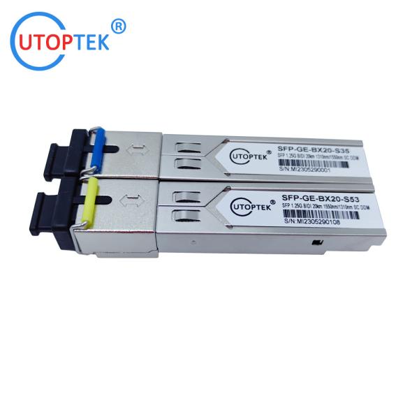1.25G SFP SM BiDi SC 20km 1310/1550nm optical sfp transceiver module DDM fiber optical equipment