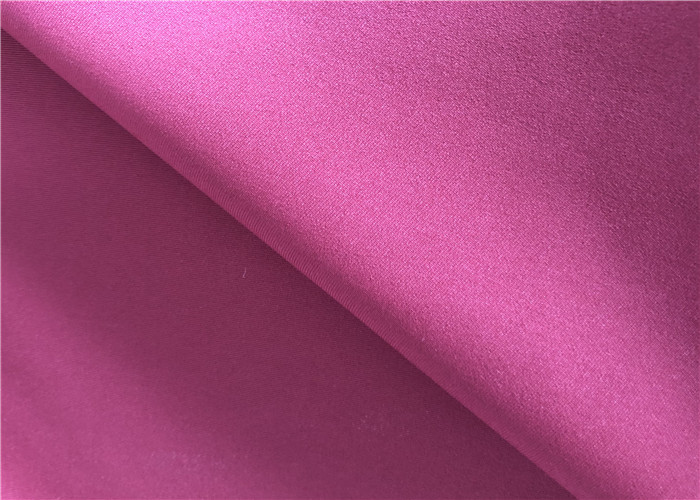 260GSM Interlock Polyester Spandex Fabric For Sportswear Stretch Knitted