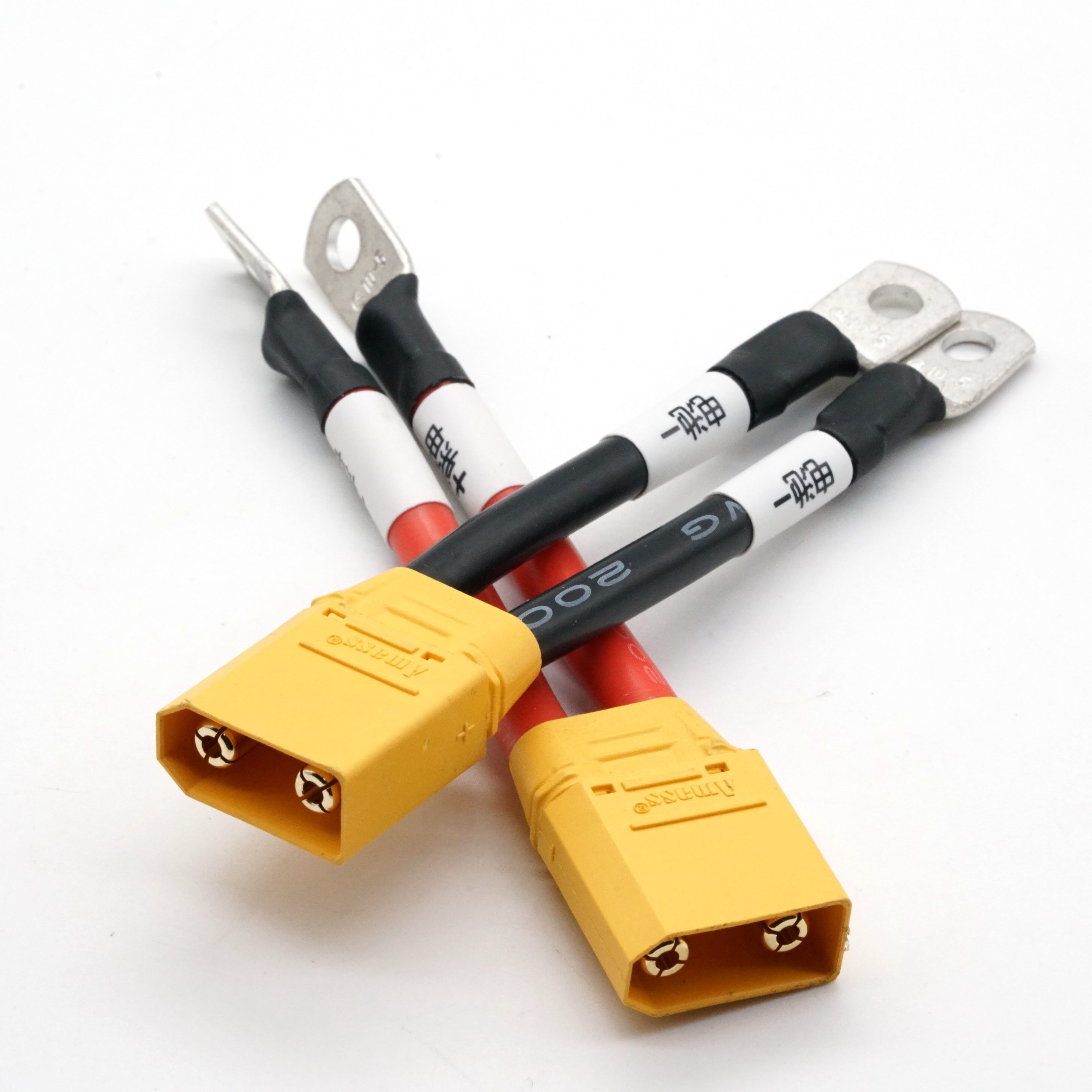 XT90 Lithium Battery Connector Cables W/Sheath E bike Charging Adapter