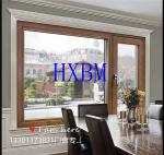 Powder Coating 68mm Thick Aluminum Clad Wood Windows for France market