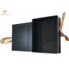Buy cheap Black Thick Gift Cardboard Box With Magnetic Closure Ribbon CMYK Printing from wholesalers