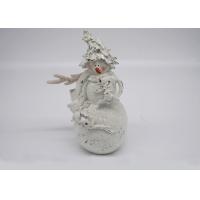 Buy cheap Polyresin Material Christmas Snowman Figurines Gift Crafts For Decoration product