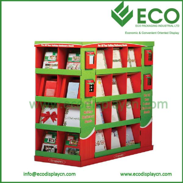 Christmas Card Pallet Display, Cardboard Pallet Display Stands, Christmas