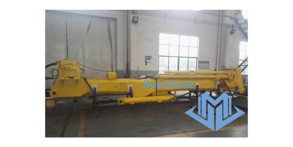 Buy cheap 0.85t31m Electric Hydraulic Telescopic Boom Marine Crane For Offshore Service Vessel from wholesalers
