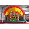 Buy cheap 0.9mm PVC Material Children'S Inflatable Bounce House Madagascar Style from wholesalers