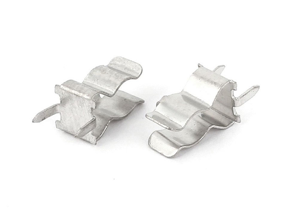 Rivet Eyelet Mount Type Spring Brass PCB Mount Fuse Clip For 5x20mm Cartridge Fuse