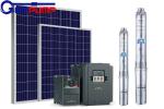 ISO9001 Agriculture Solar Submersible Pump Kit 80m Head