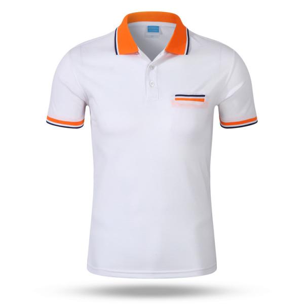 Buy cheap Embroidery Logo Fabric 240gsm Polo White V Neck T Shirt For Woman from wholesalers