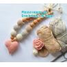 Buy cheap Baby sling necklace, baby bracelet, crochet bracelet, teething bracelet, crochet long funky beaded necklace from wholesalers