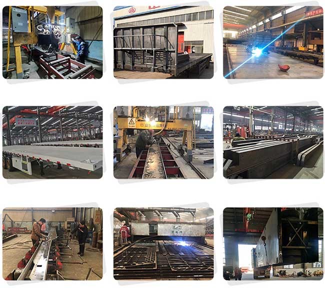 Hydraulic 16mm Tipper Trailer Truck 70000kg 3 Axle Semi Trailer