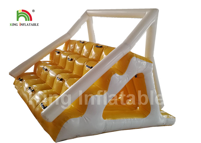 Lake Sea Water Park Games Inflatable Floating Water Slide For Commercial
