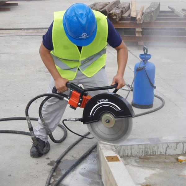 Buy cheap Handheld 14inch Hydraulic Cut Off Saw Diamond Blades Concrete Road Cutting Machine from wholesalers