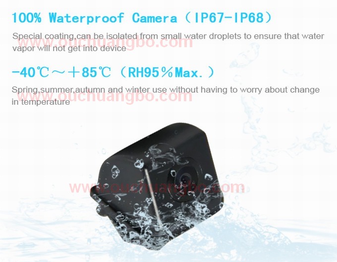 Ouchuangbo HD Car Rear View CCD Night Vision for Toyota Land Cruiser Prado 2010 OCB-T6918