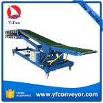 Telescopic belt conveyor for truck loading unloading