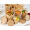 Buy cheap 26oz 780ml Bamboo Pulp Paper Soup Bowls With Lids from wholesalers
