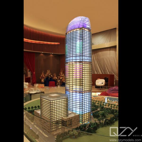 Buy cheap Acrylic Conceptual 3D Model Skyscraper 1/150 Airport Plaza from wholesalers