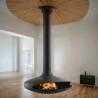 Buy cheap Indoor Real Flame Decorative Hanging Fireplace Roof Mounted Suspended Stove from wholesalers