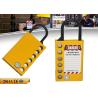 Buy cheap 149mm Hasp length 47g Weight Aluminum Safety Lockout Padlocks With Six Holes from wholesalers