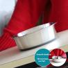 Buy cheap Stainless Steel Pet Bowl Anti-Slip Pet Food Basin Silicone Cat Bowl Dog Bowl Feeder Drinker Cat Supplies from wholesalers