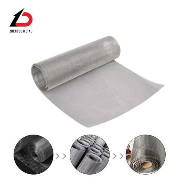 SS304 316 stainless steel wire mesh cloth Galvanized Square Woven Filter Plain