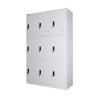 Buy cheap 3 Lines 9 Doors Staff Metal Lockers Assembled For Gym from wholesalers