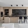 Buy cheap Wood Luxury Full Luxury Kitchen Cabinet Custom Modern Designs Wood Veneer Kitchen Cabinets For Villa from wholesalers
