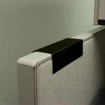 Aluminium Cubicle Name Holder Office Name Plates Custom Size