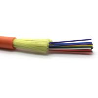 Buy cheap LSZH PVC Jacket Indoor Fiber Optic Cable 12 24 Core Optical Fiber Cable product