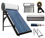 Free-standing Bathroom Compact Pressure Solar Water Heater Galvanized Steel &