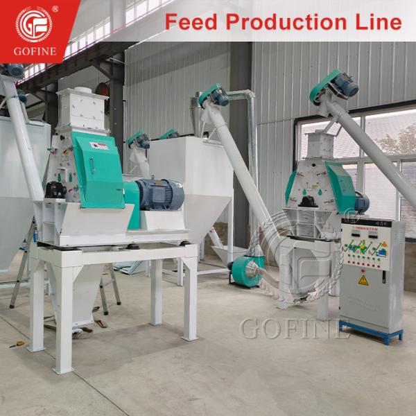 Buy cheap 1 Ton/H Multi-Function Animal Feed Pellet Production Line from wholesalers