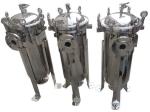 High Pressure Stainless Steel Filter Bag Housing 62KG Weight Ideal for Garment