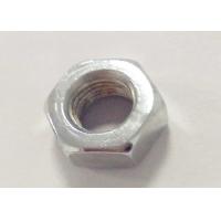 Buy cheap M10x1.5 Carbon Steel Nuts 6.5mm Thickness , Electroplating Zinc Surface product
