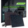 Buy cheap Black Rubber Flooring Roll for Non Toxic Gym Mat at Crossfit Fitness Sport Place from wholesalers