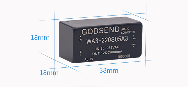 UA3-220S05A2 AC DC Power Module 220V To 5V Power Supply Module