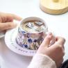 Buy cheap 250ml Porcelain Cup Latte Mugs Ceramic Tasse Taza Cafe Coffee Occasion Business Gifts from wholesalers
