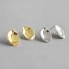 Buy cheap Lanciashow Sterling Silver Simple Studs Earrings Irregular Geometric Shape Jewelry from wholesalers
